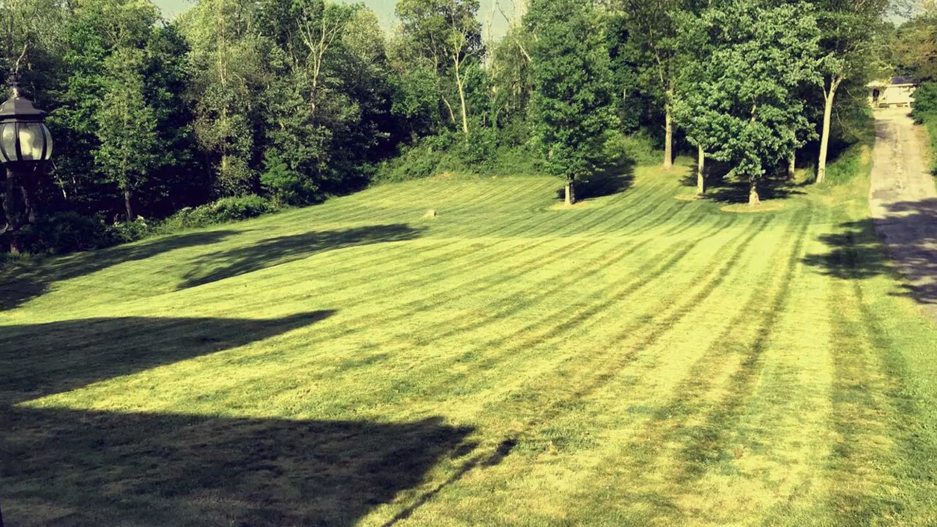 A large property in Rhinebeck, NY that was recently mowed by our professional team.
